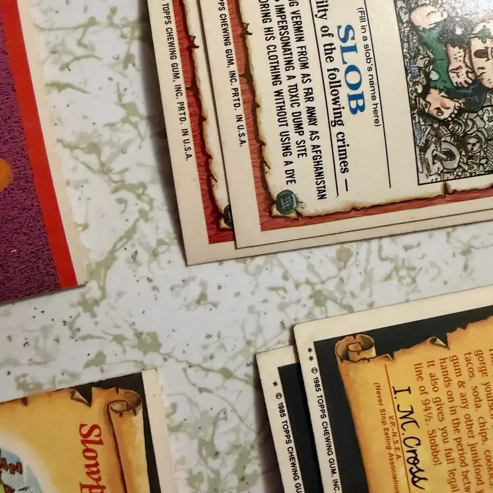 Vintage 1985–1986 Garbage Pail Kids Card Lot – Original Topps – 50+ Cards
